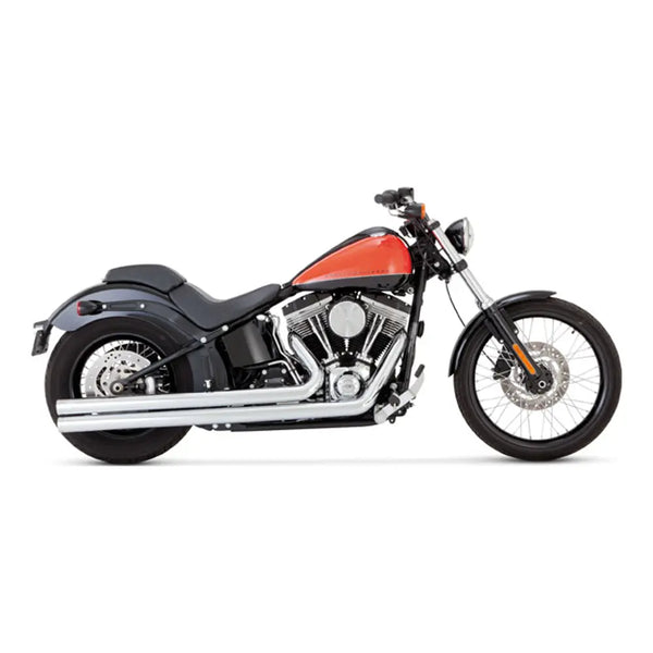 Vance & Hines Bigshots lange uitlaat chroom voor Harley