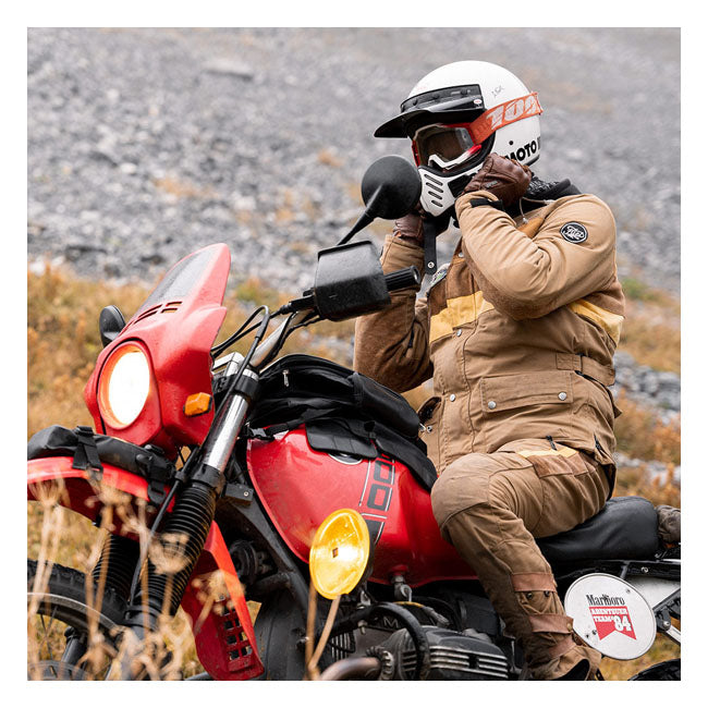 Longride Heritage gewaxte motortankzak
