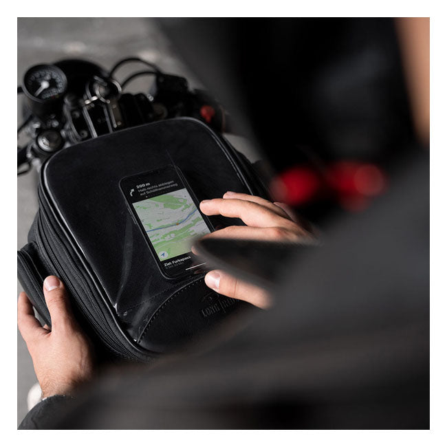 Longride Heritage gewaxte motortankzak