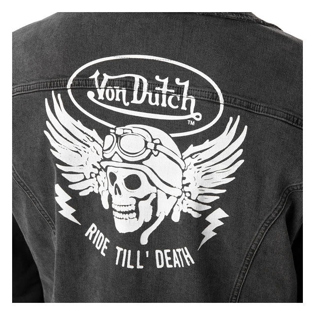 Von Dutch Zwart denim jack