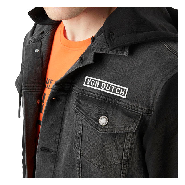 Von Dutch Zwart denim jack