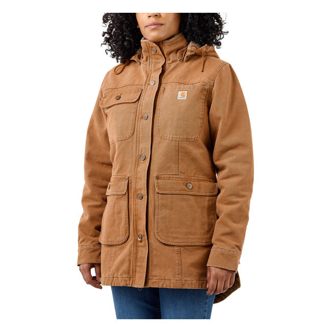 Carhartt Loose Fit Verweerde Eendenjas Dames