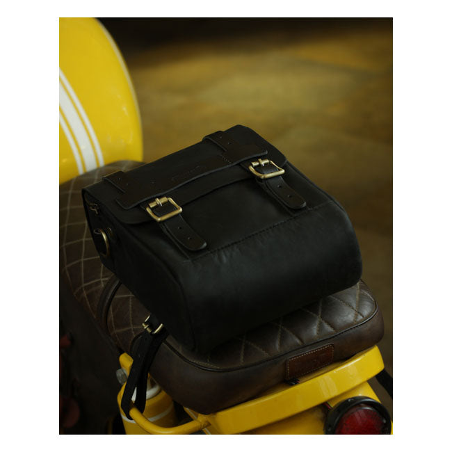 Trip Machine Vintage lederen 4,4 liter motorfiets tank-/achtertas