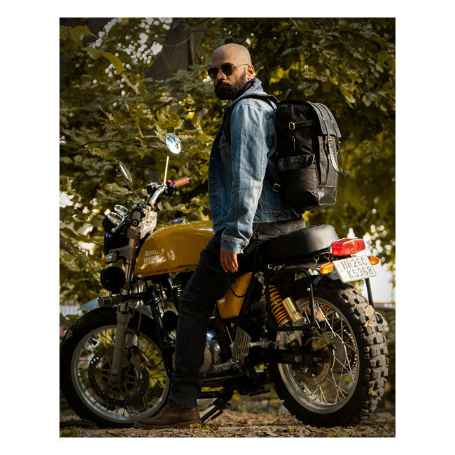 Trip Machine Vintage Rambler motorfiets zadeltas / rugzak