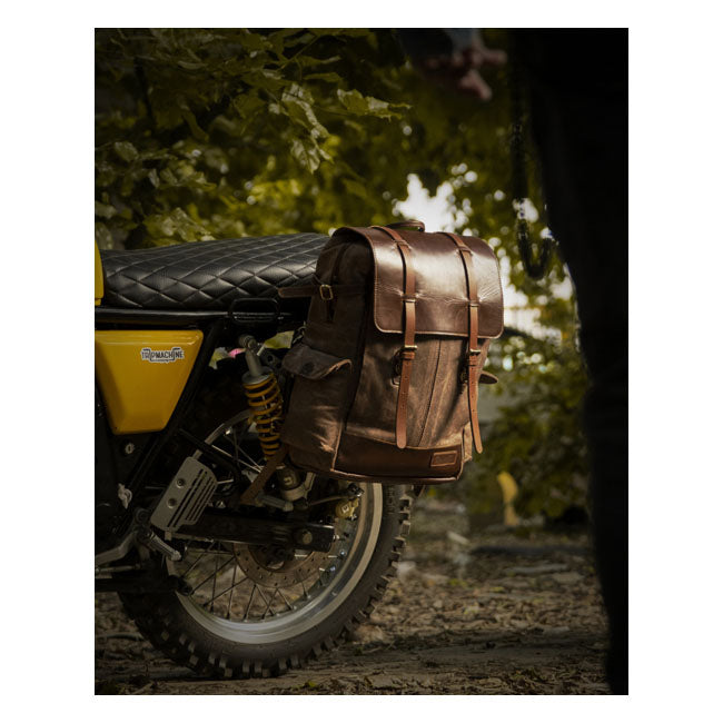 Trip Machine Vintage Rambler motorfiets zadeltas / rugzak