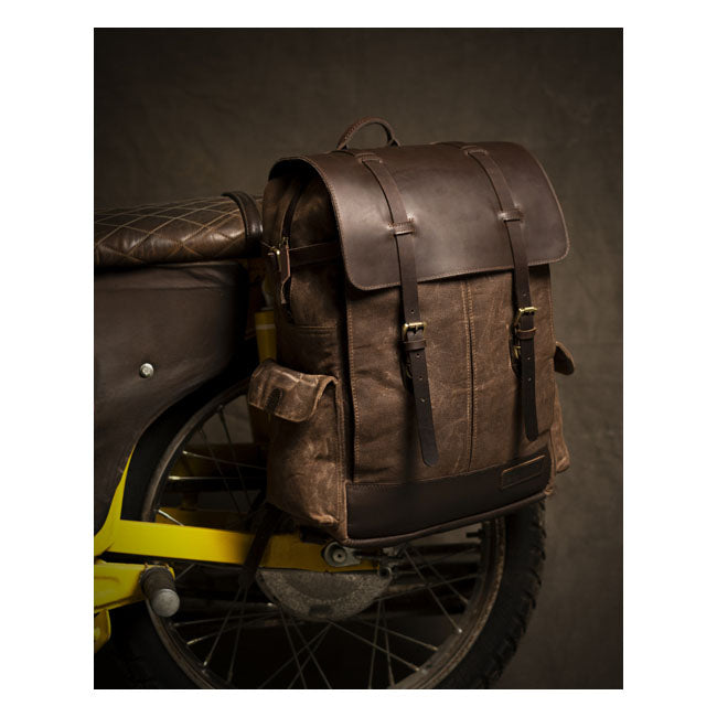 Trip Machine Vintage Rambler motorfiets zadeltas / rugzak