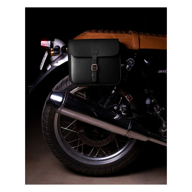 Trip Machine Classic lederen motorzadeltas