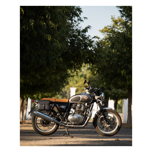 Trip Machine Classic lederen motorzadeltas