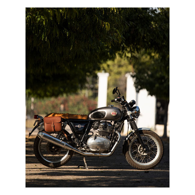 Trip Machine Classic lederen motorzadeltas