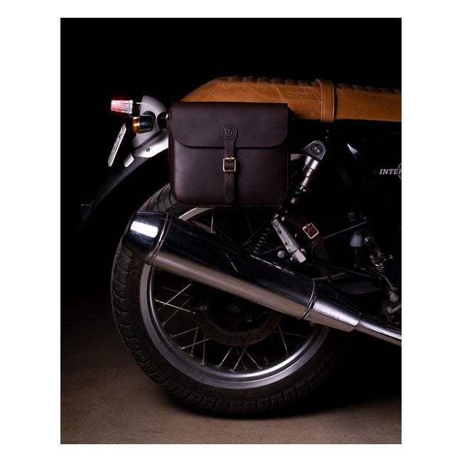 Trip Machine Classic lederen motorzadeltas