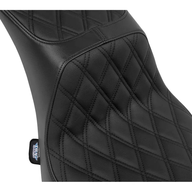 Drag Specialties Performance Predator 2-Up-zadel voor Harley