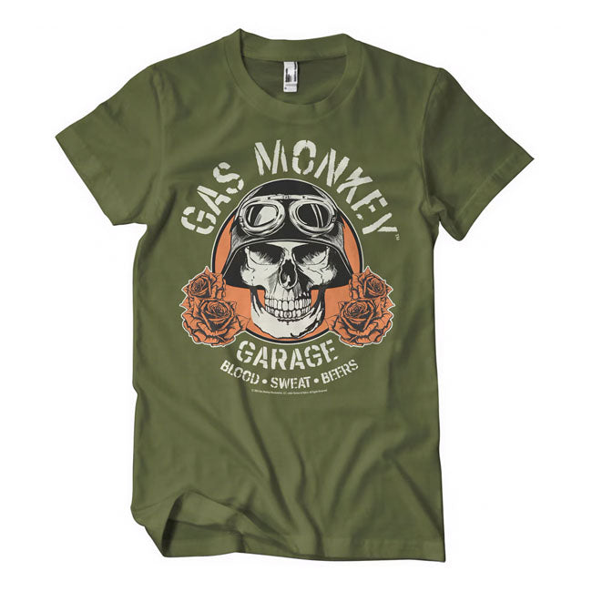 Gas Monkey Garage Schedel T-Shirt