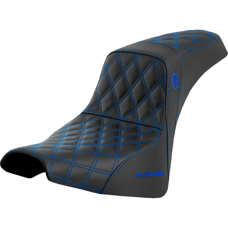 Saddlemen Pro SDC Performance Gripper Lattice Stitch Zadel voor Harley