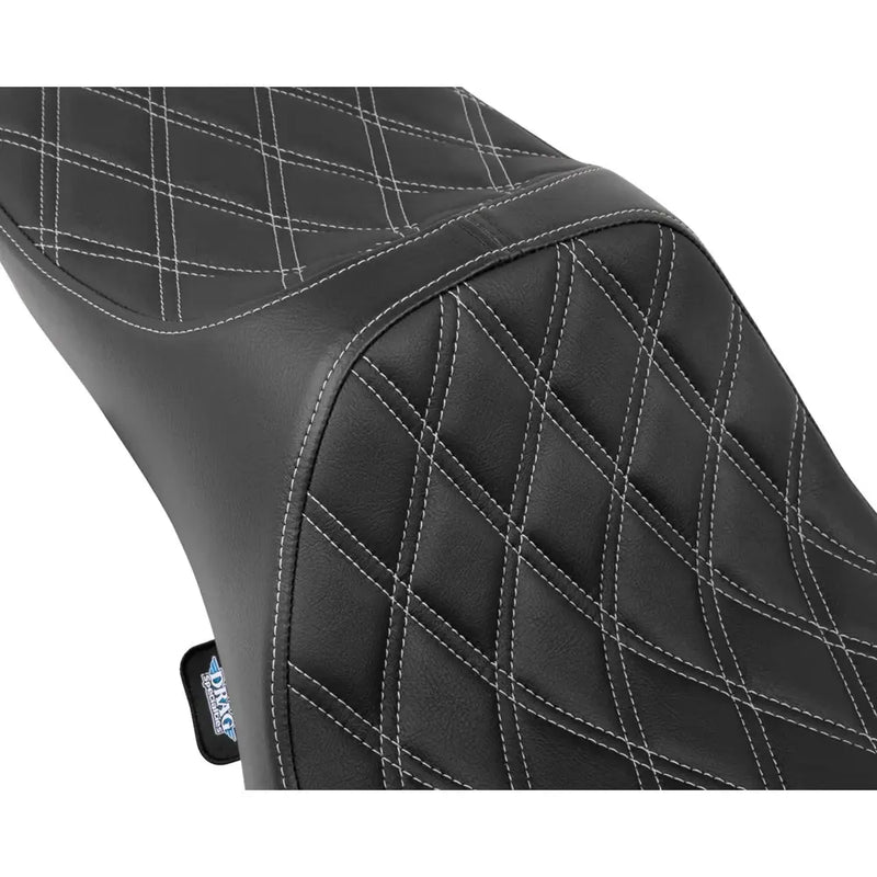 Drag Specialties Predator III 2-Up Extended Reach Seat voor Harley