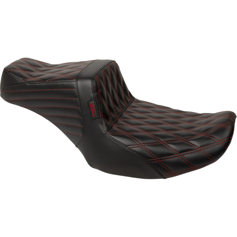 Le Pera Tailwhip 2-Up-zadel voor Harley