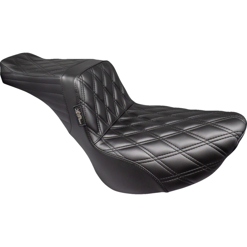Le Pera Tailwhip 2-Up-zadel voor Harley