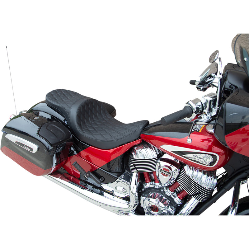Drag Specialties Laag profiel Touring Zadel voor Indian