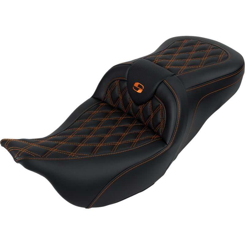 Saddlemen Roadsofa Lattice Stitch Zadel voor Harley