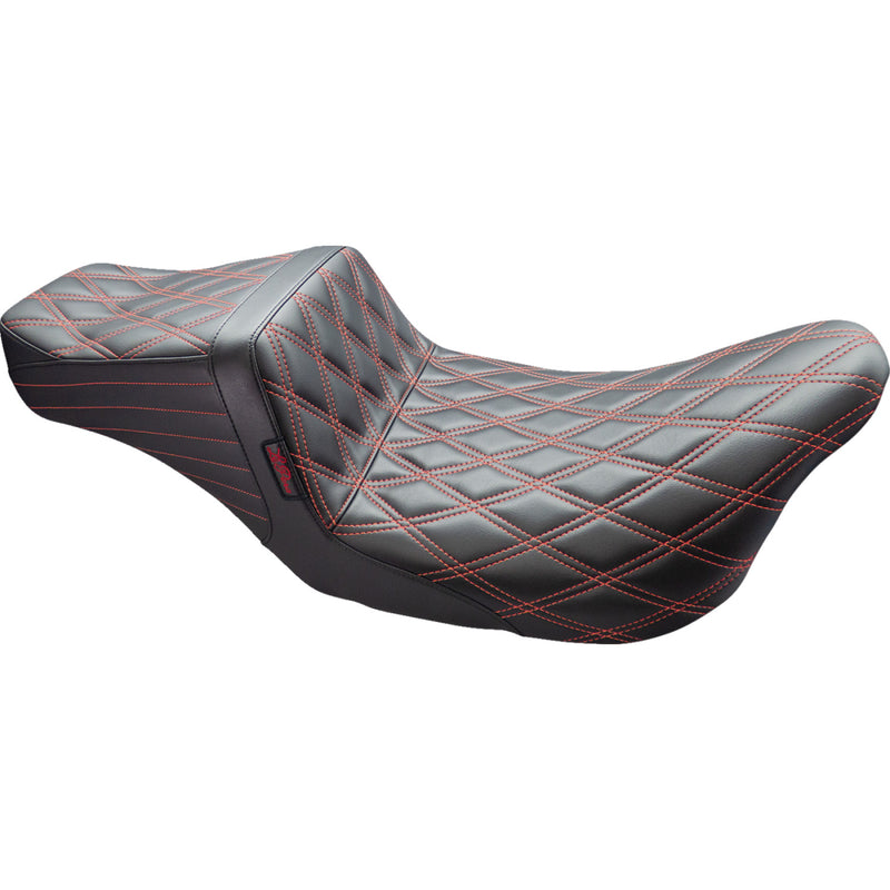 Le Pera Tailwhip 2-Up-zadel voor Harley