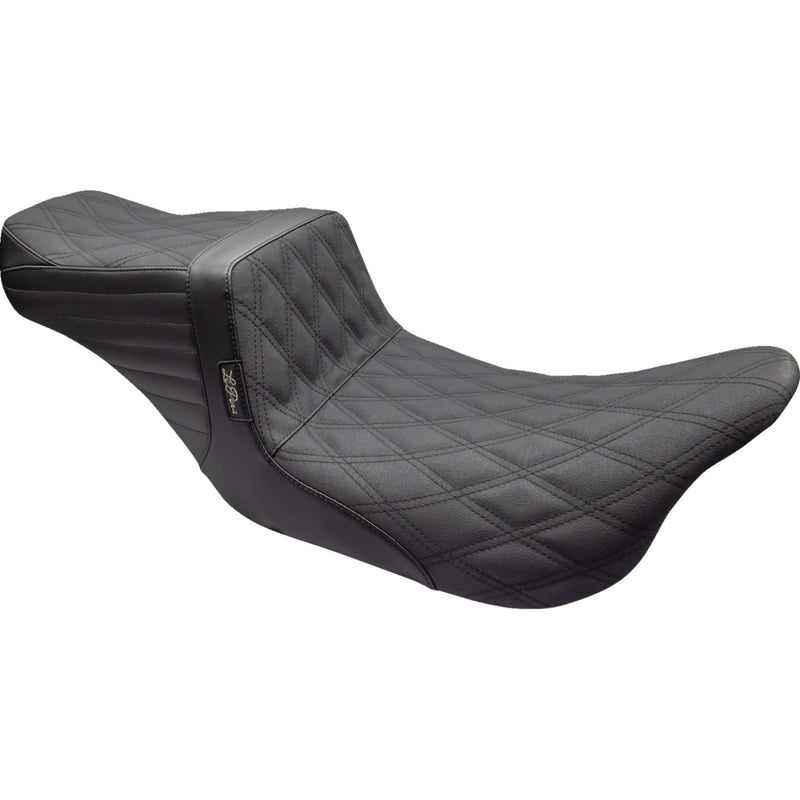 Le Pera Tailwhip 2-Up-zadel voor Harley