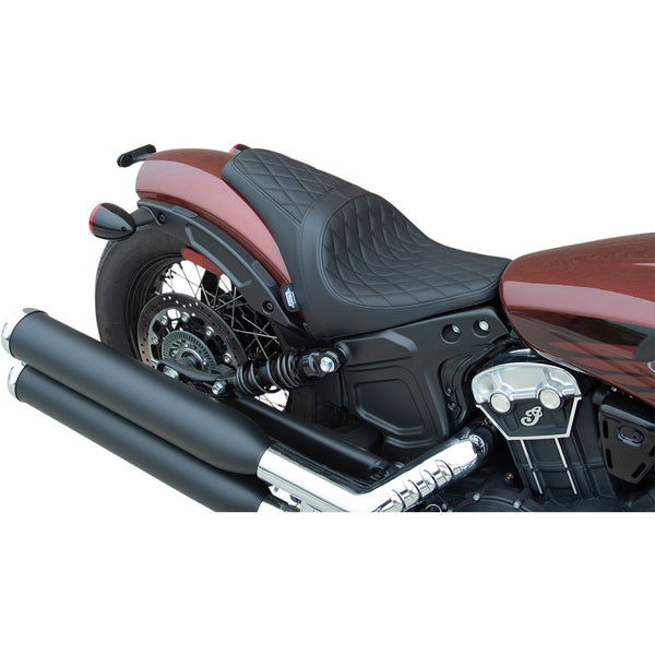 Drag Specialties 3/4 solo-zadel voor Indian