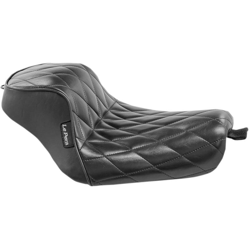 Le Pera Sprocket solo-zadel voor Harley