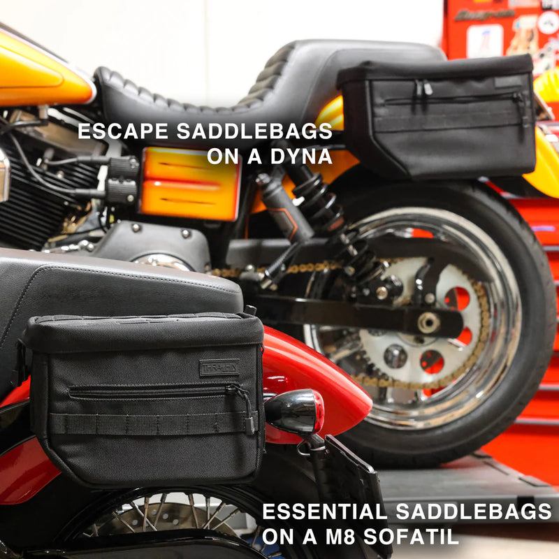 Thrashin Supply harde zadeltasbeugels voor Harley