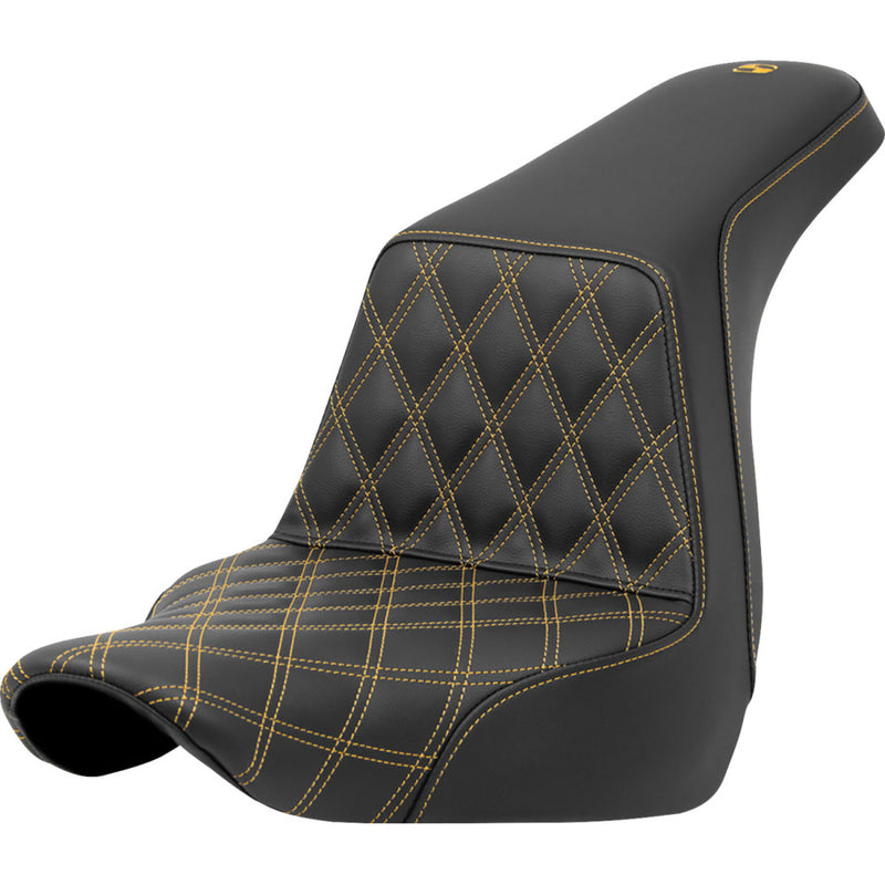Saddlemen Step-Up Front Lattice Stitch voor Harley