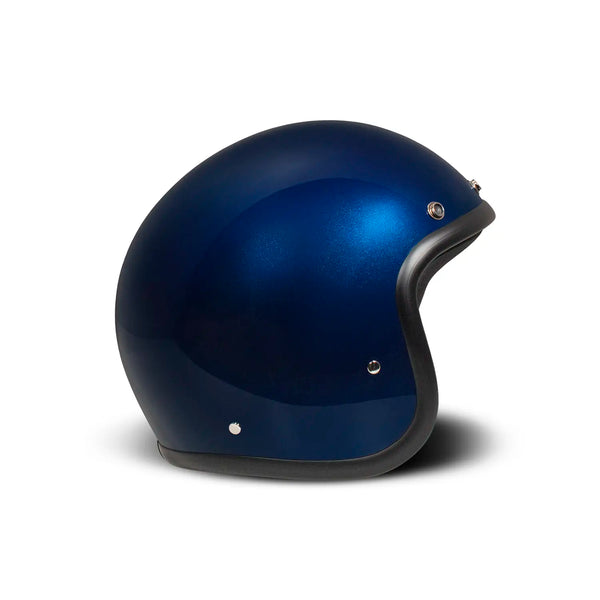 DMD Retro metallic open motorhelm