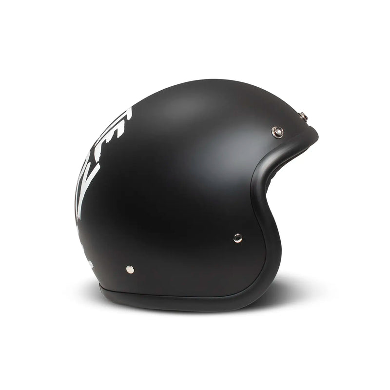 DMD Retro grafische open motorhelm