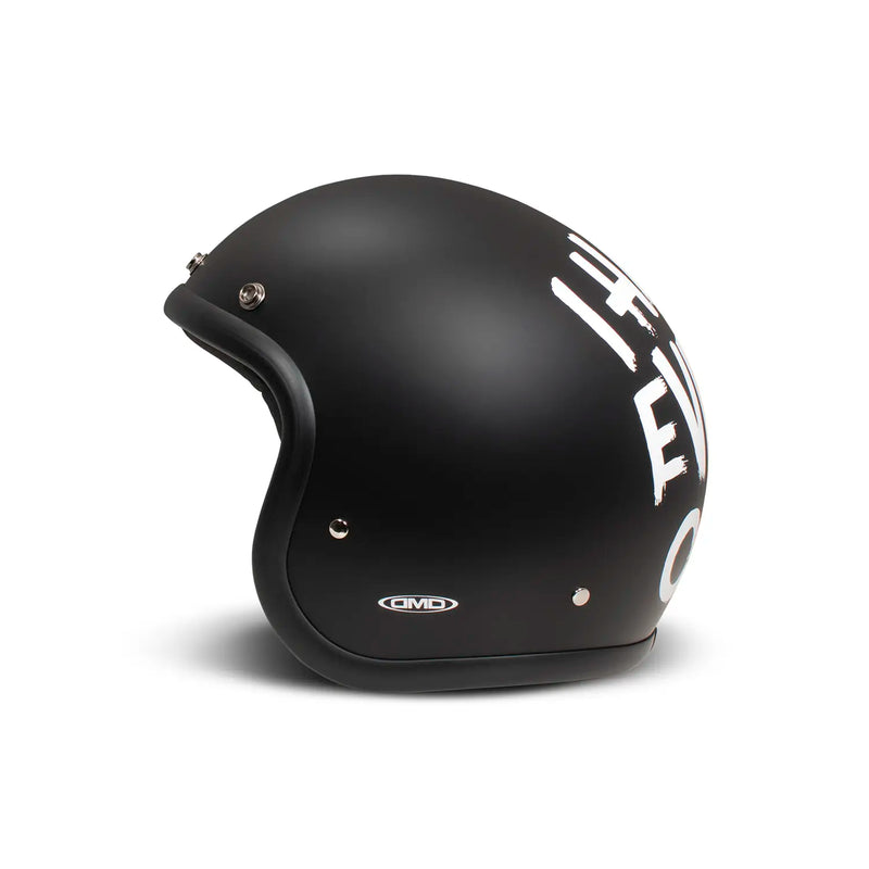 DMD Retro grafische open motorhelm