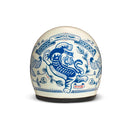 DMD Retro grafische open motorhelm