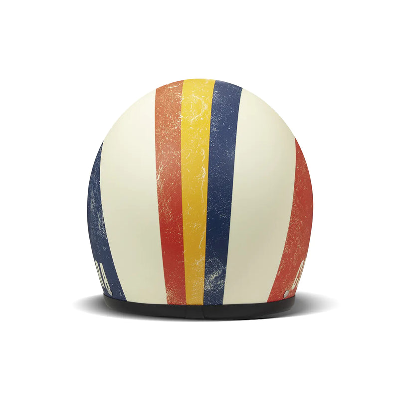 DMD Retro grafische open motorhelm