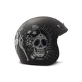 DMD Retro grafische open motorhelm