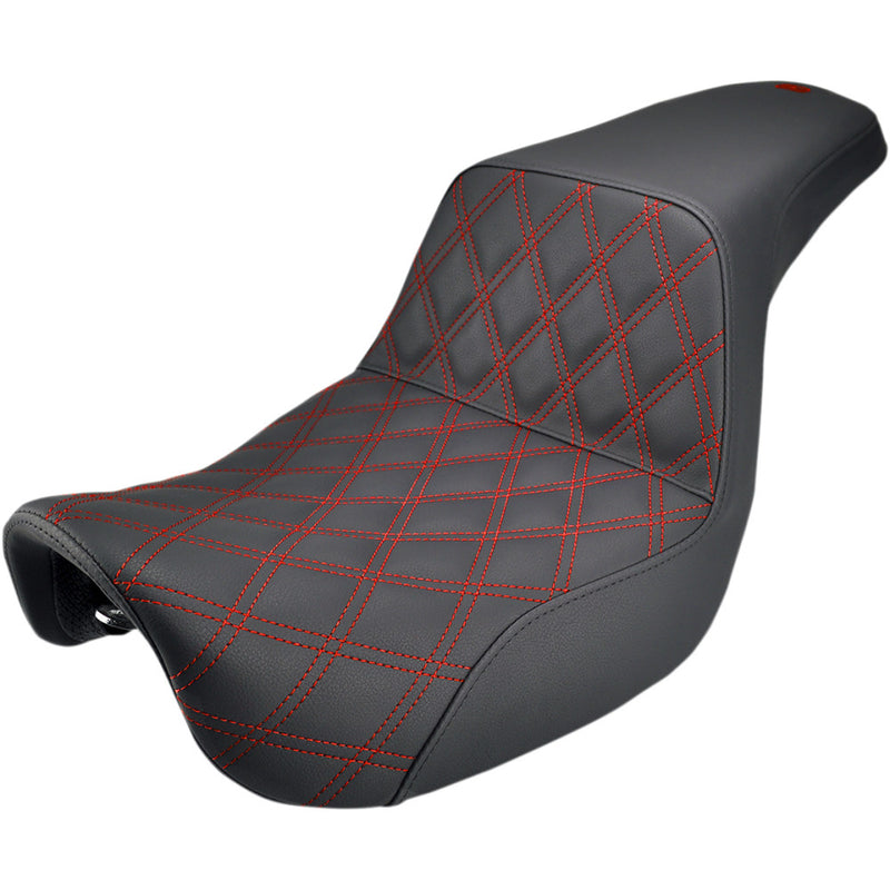 Saddlemen Step-Up Front Lattice Stitch voor Harley