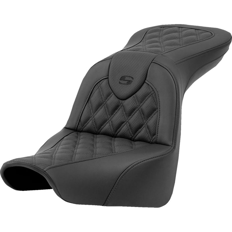 Saddlemen Roadsofa Lattice Stitch Zadel voor Harley