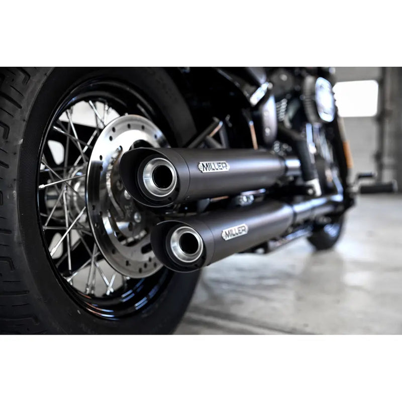 Miller Onafhankelijkheid Euro 4 Slip-On Dempers voor Harley