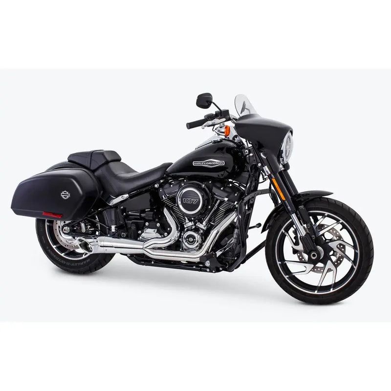 Freedom Performance Shorty Turn Out 2-into-1 Uitlaat voor Harley