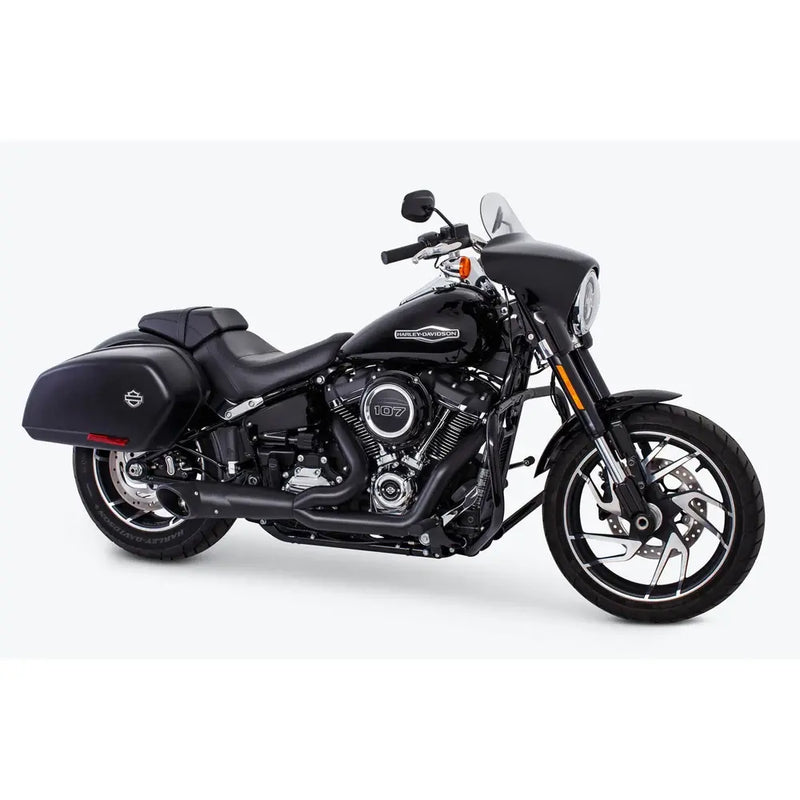 Freedom Performance Shorty Turn Out 2-into-1 Uitlaat voor Harley