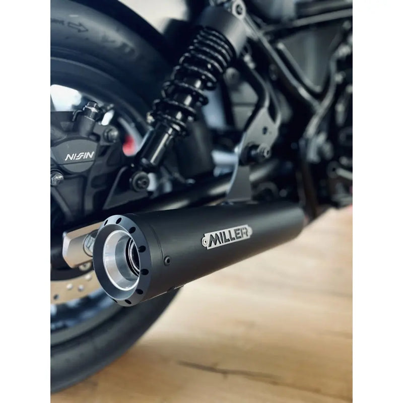 Miller Custom Euro 4/5 Slip-On Geluiddemper voor Honda