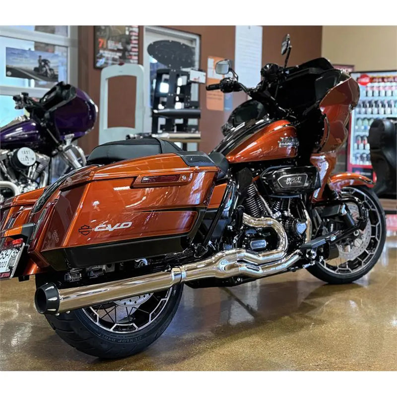 Bassani Road Rage Straight Can 2-into-1 Uitlaatsysteem voor Harley