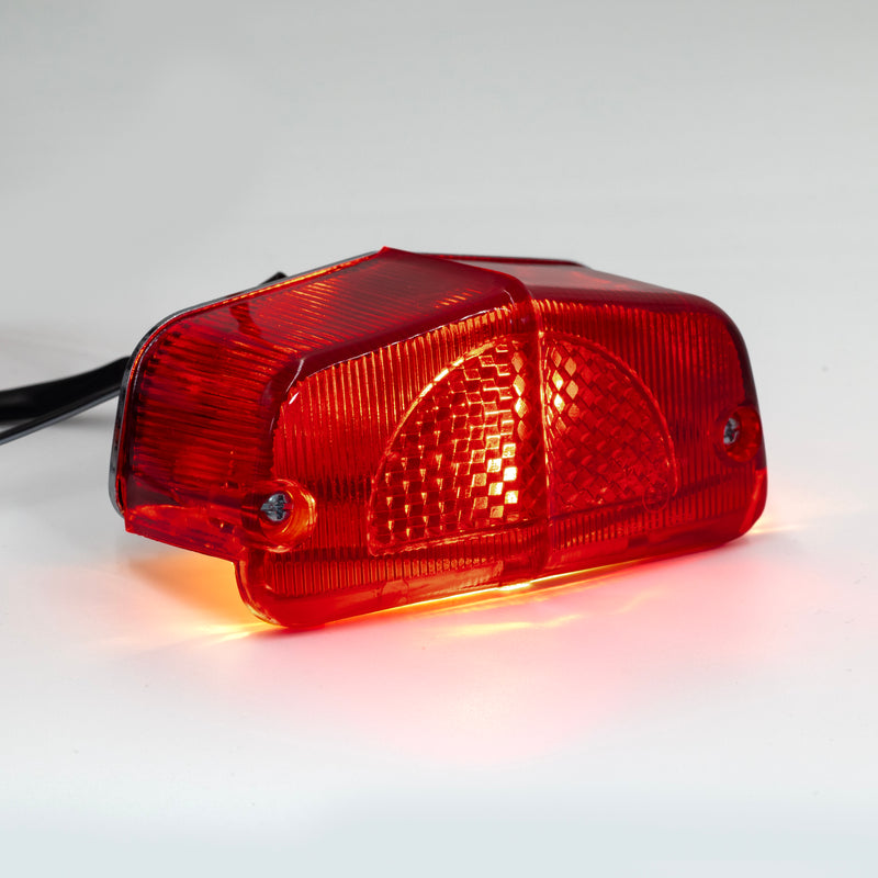 SMP Lucas Classic motorfiets achterlicht chroom