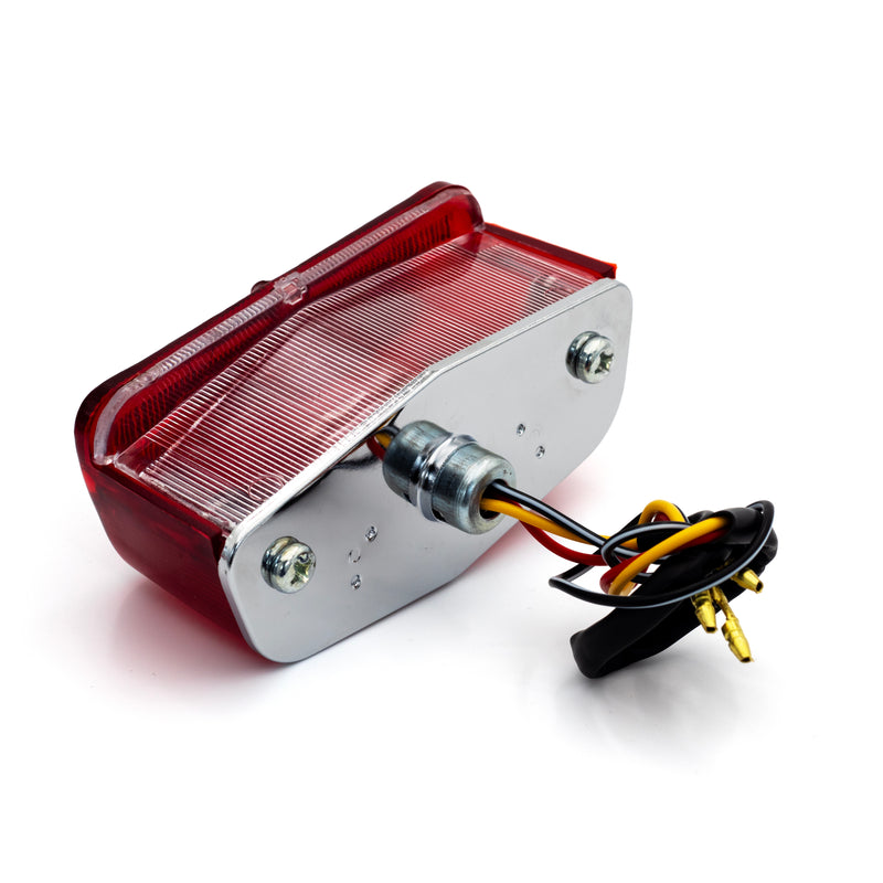 SMP Lucas Classic motorfiets achterlicht chroom