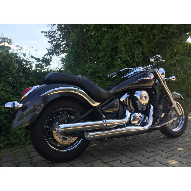 Miller Challenger Euro 3 Slip-On Geluiddempers voor Kawasaki