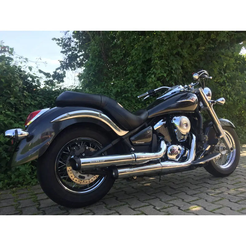 Miller Challenger Euro 3 Slip-On Geluiddempers voor Kawasaki