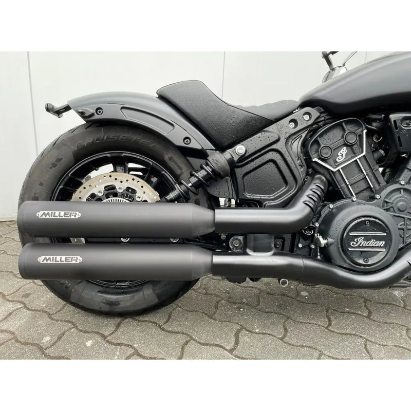 Miller Yuma Euro 3/4/5 Slip-On Geluiddempers voor Indian
