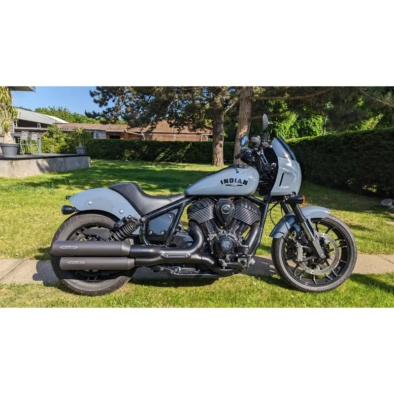 Miller Omaha Euro 5 Slip-On Geluiddempers voor Indian