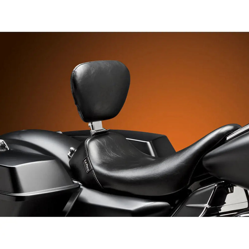 Le Pera Bare Bones solo-zadel met rugleuning voor Harley