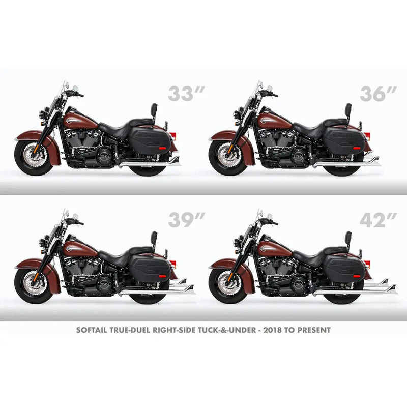 Freedom Performance Sharktail True Duals Uitlaat voor Harley