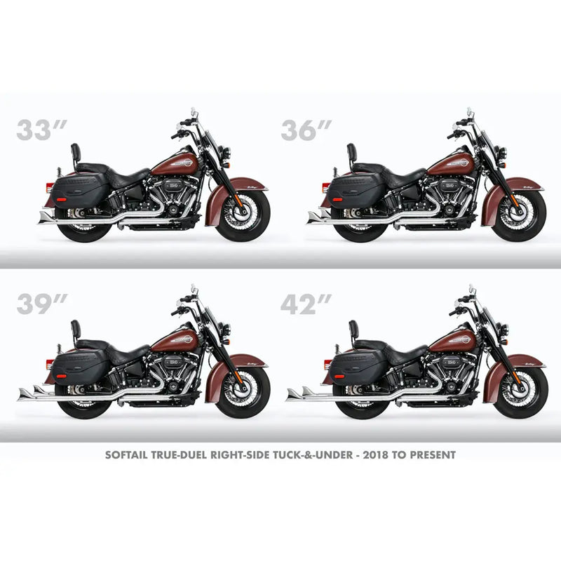 Freedom Performance Sharktail True Duals Uitlaat voor Harley